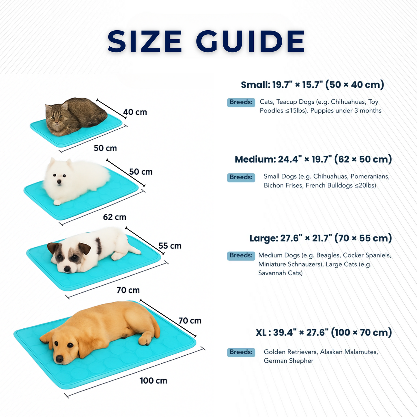CleanGo™ Dog Cooling Mat