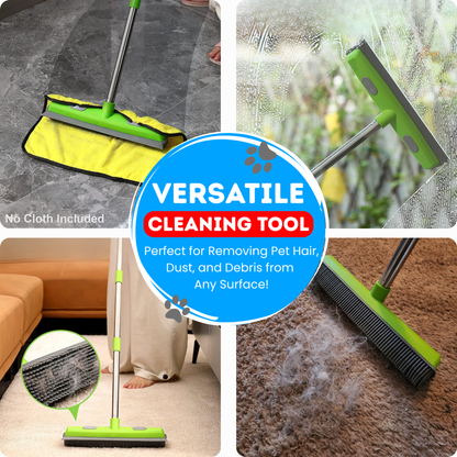 CleanGo™ Pet Hair Rubber Broom